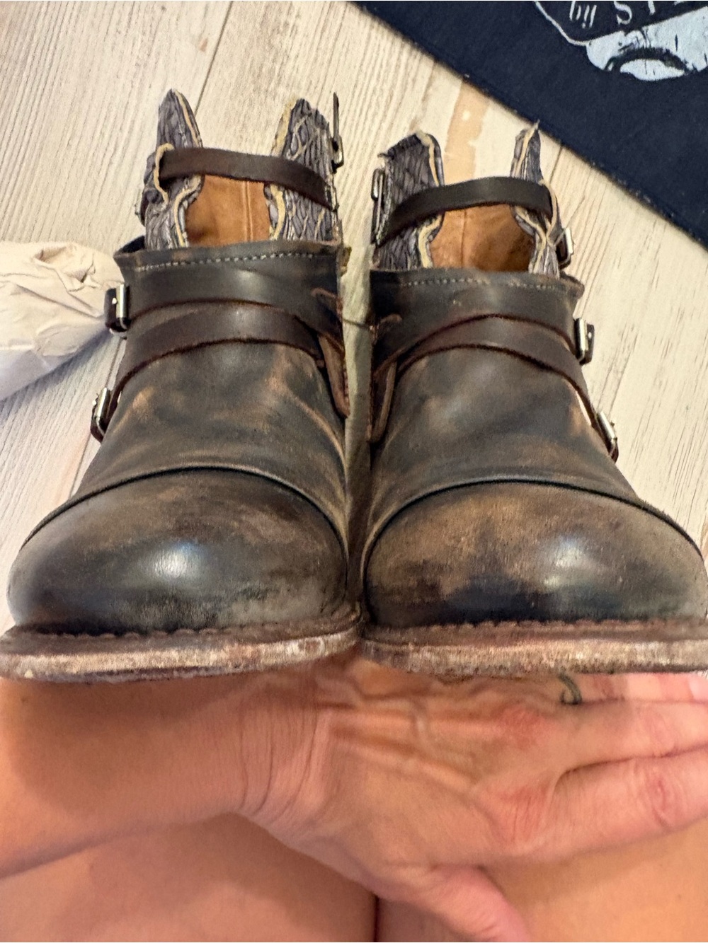 Freebird by Steven Tan Leather Bootie Interior Detail - Picture 8 of 10